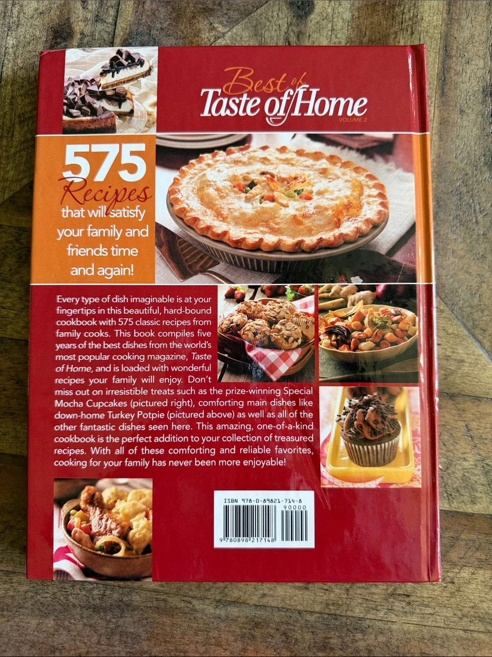 Taste Of Home hardcover cookbook